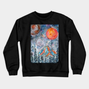 Starry Cold Night Crewneck Sweatshirt